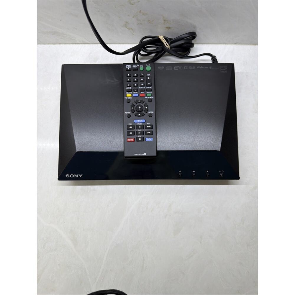 Sony BDP-S3100 Blu-Ray Player Wi-Fi Streaming w/ Remote Tested - Picture 2 of 7